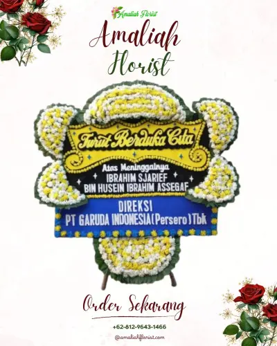 Papan Bunga Duka di Amis