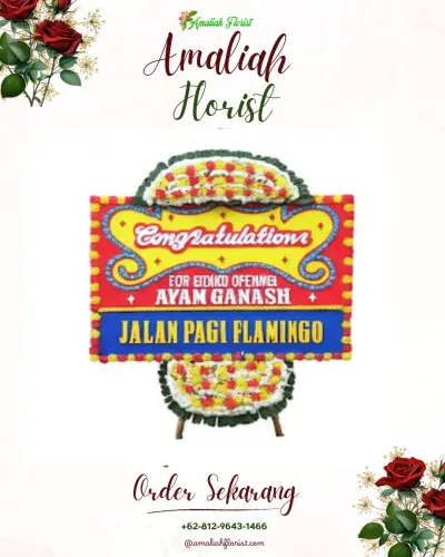 Bunga Papan Congratulation di Amis